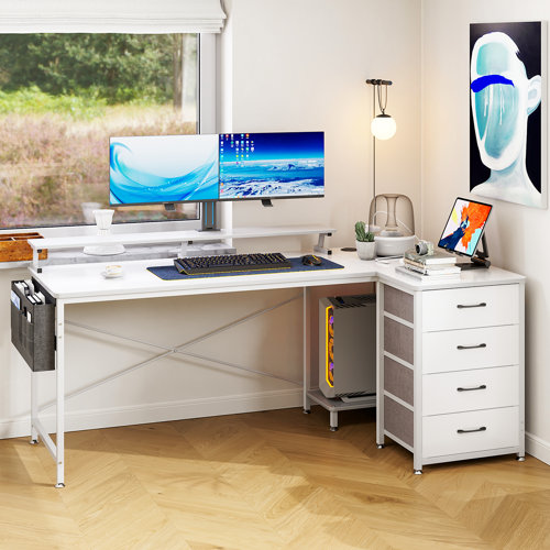 LShaped White Desks You'll Love in 2024 Wayfair Canada